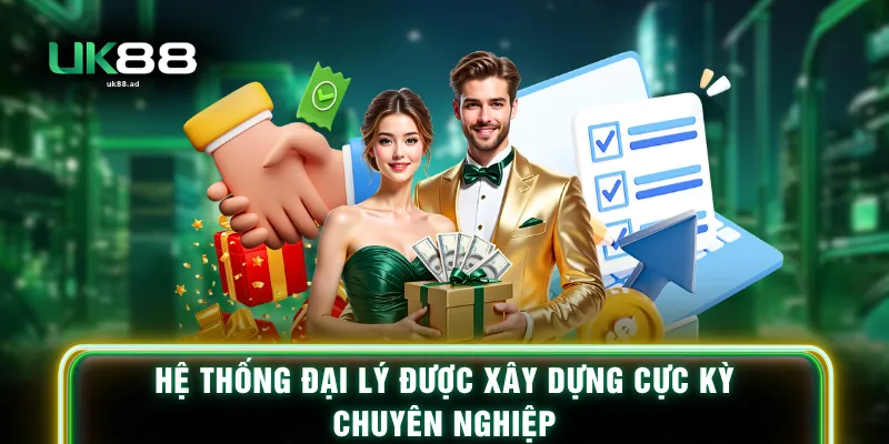 Hệ thống đại lý được xây dựng cực kỳ chuyên nghiệp